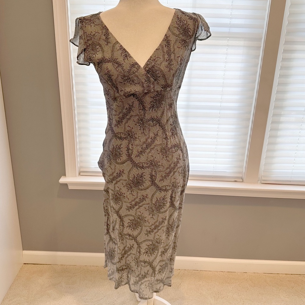 Vintage Soda Blu Maxi Dress (Size Medium)